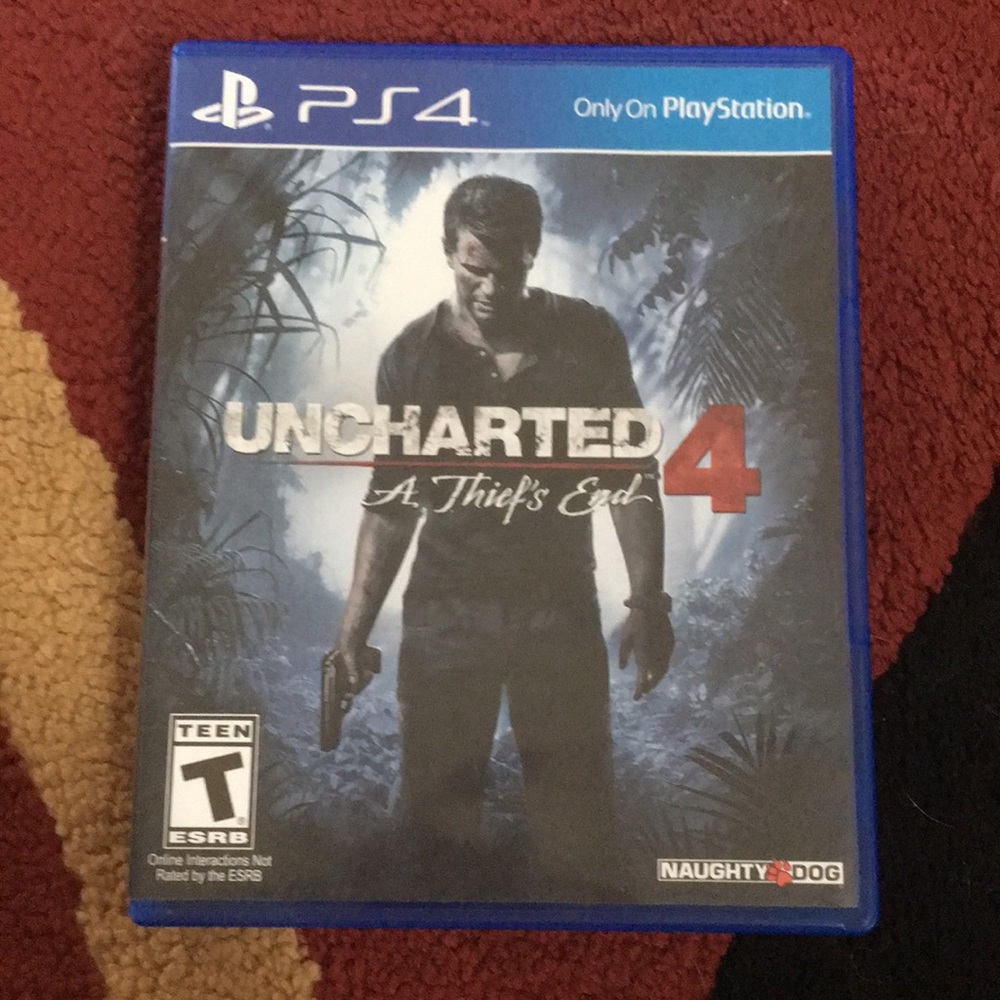 PS4 game: uncharted 4 a thief’s end